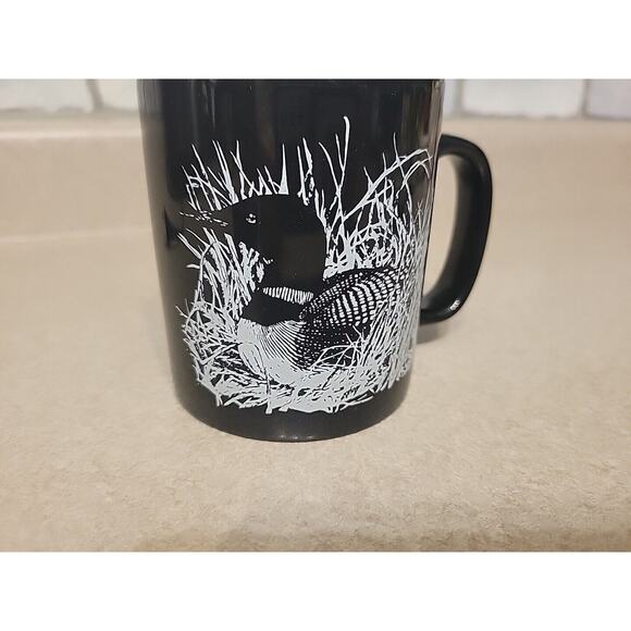Kiln Craft Staffordshire England Coffee Mug Cup - Loon Nesting Minnesota RARE - Picture 2 of 7